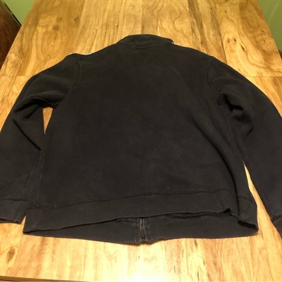 Y2K 2005 Harley Davidson Shiny Silver Stripe Sleeves Full Zip Sweatshirt XL - Picture 8 of 8